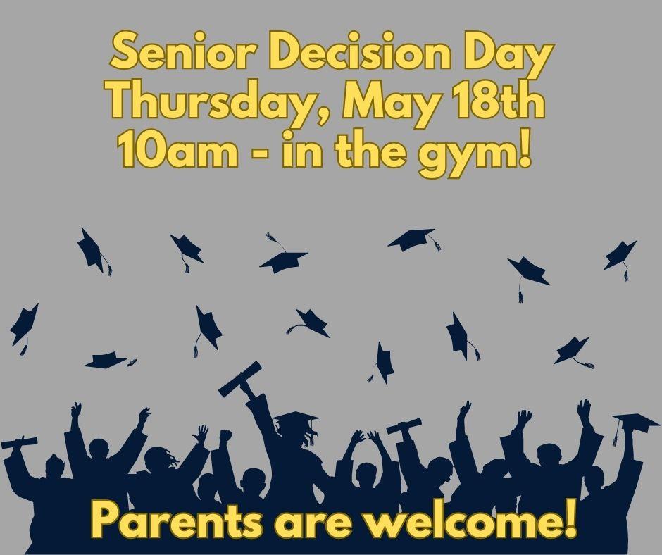 Senior Decision Day – Tuscola High School
